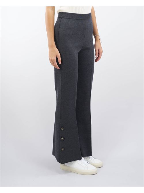 Knitted trousers in pure wool yarn Twinset TWIN SET | Pants | TT324112030